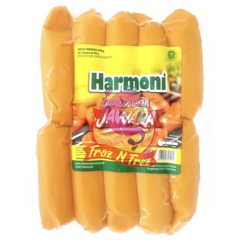 

Makanan beku, Sosis Bakar Harmoni Isi 10
