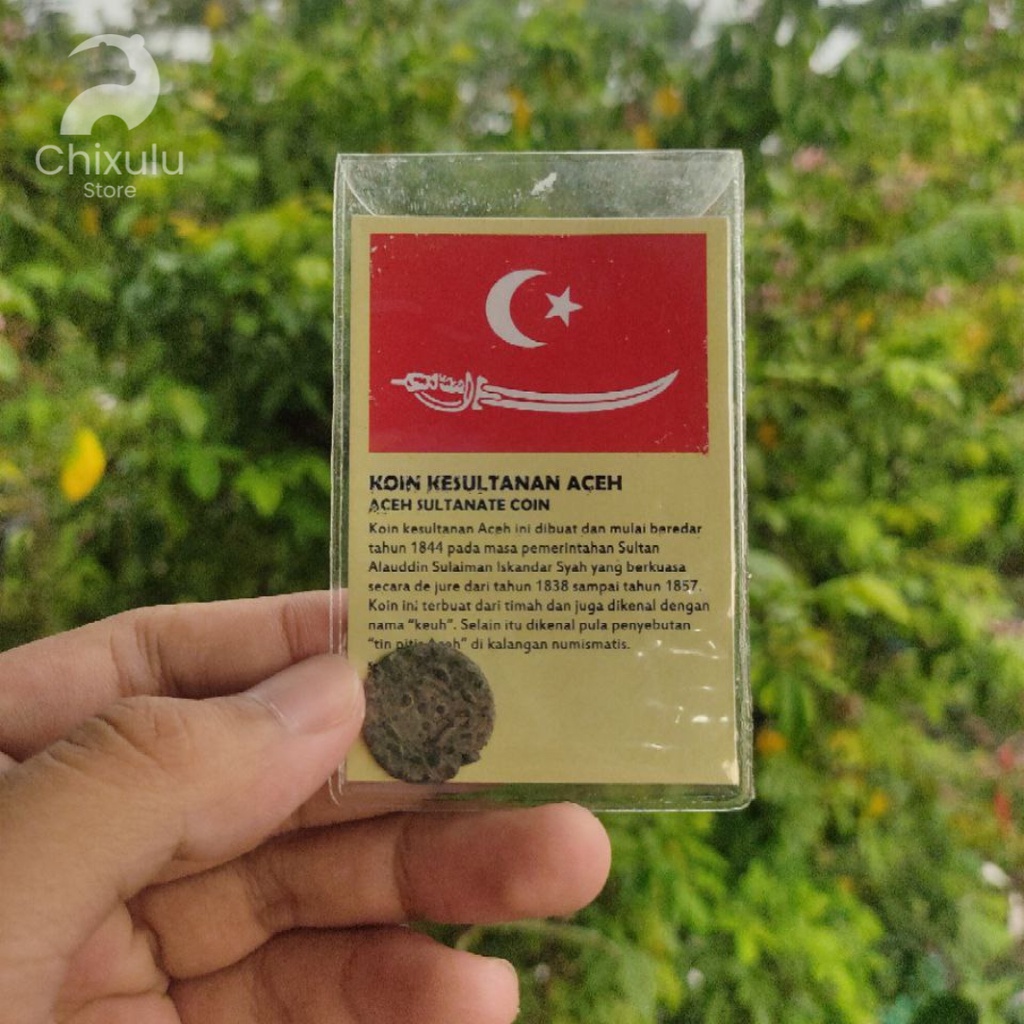 Uang Koin Kuno Kesultanan Aceh Tahun 1844 | Uang Lama Indonesia