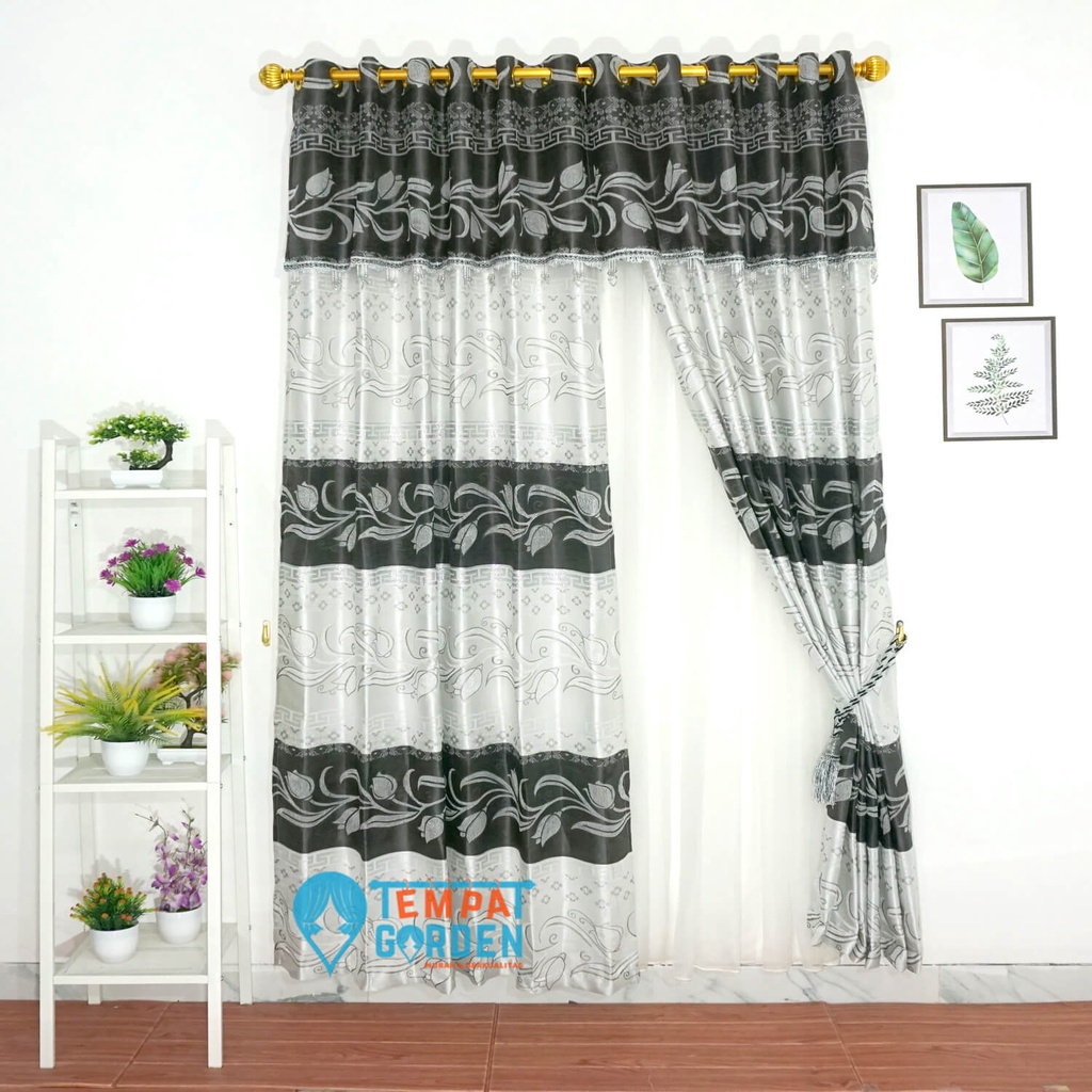 Ratu Gorden - Gorden Pintu Gorden Jendela Gorden Prada Motif Batik Soft