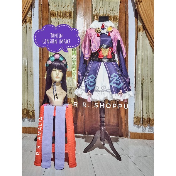 Rental kostum Yunjin Man Gu M-L Genshin Impact