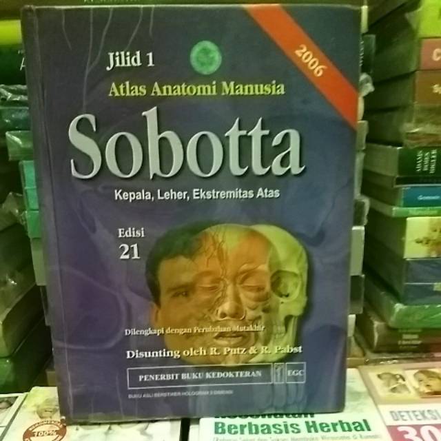 ATLAS ANATOMI MANUSIA  SOBOTTA  JILID 1 EDISI 21