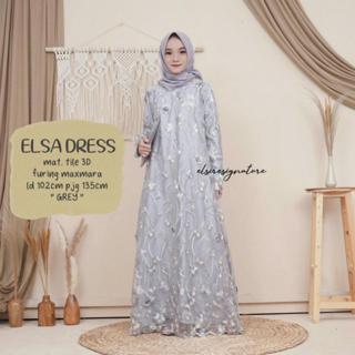 Elsa Dress Gaun Pesta Gamis Pesta Busui Dress Brokat Gaun Brokat Murah Gamis Brokat Ori Elsire Shopee Indonesia