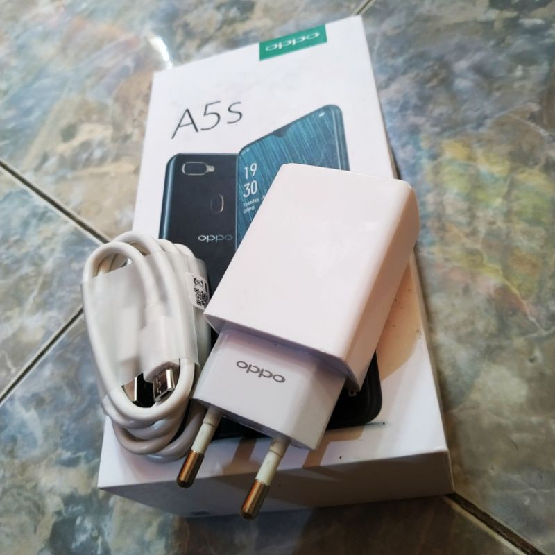 CHARGER ORI BAWAAN OPPO A5S 2A MICRO USB