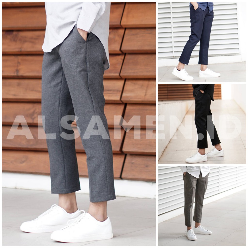 [PUSAT] Ankle Pants Premium by ALSA | Celana Panjang Pria  | Celana Kantor Kasual Korea