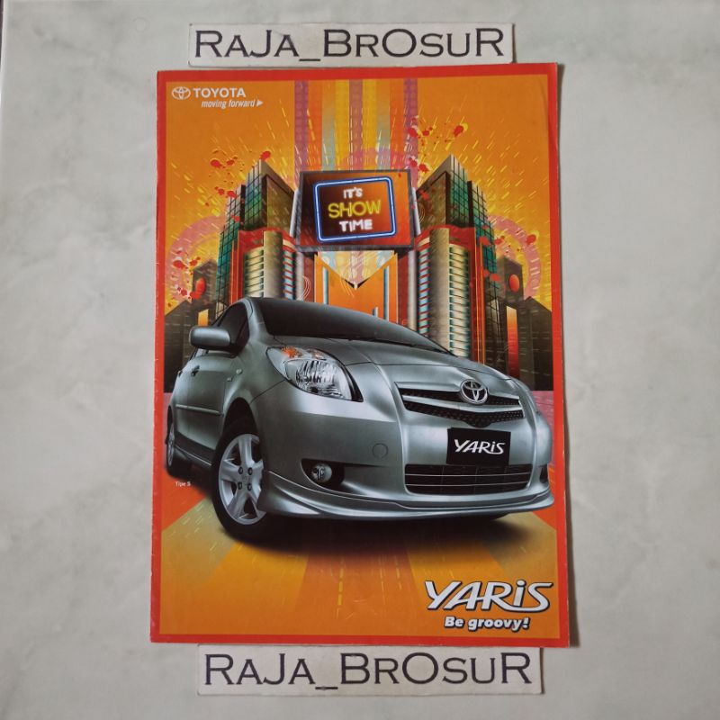 Poster brosur katalog leaflet Toyota Yaris 2007