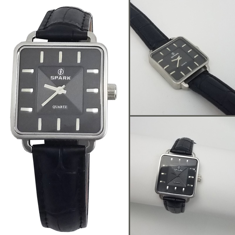 SPARK SP88Q2LS - Jam Tangan Wanita Kulit Segi Original