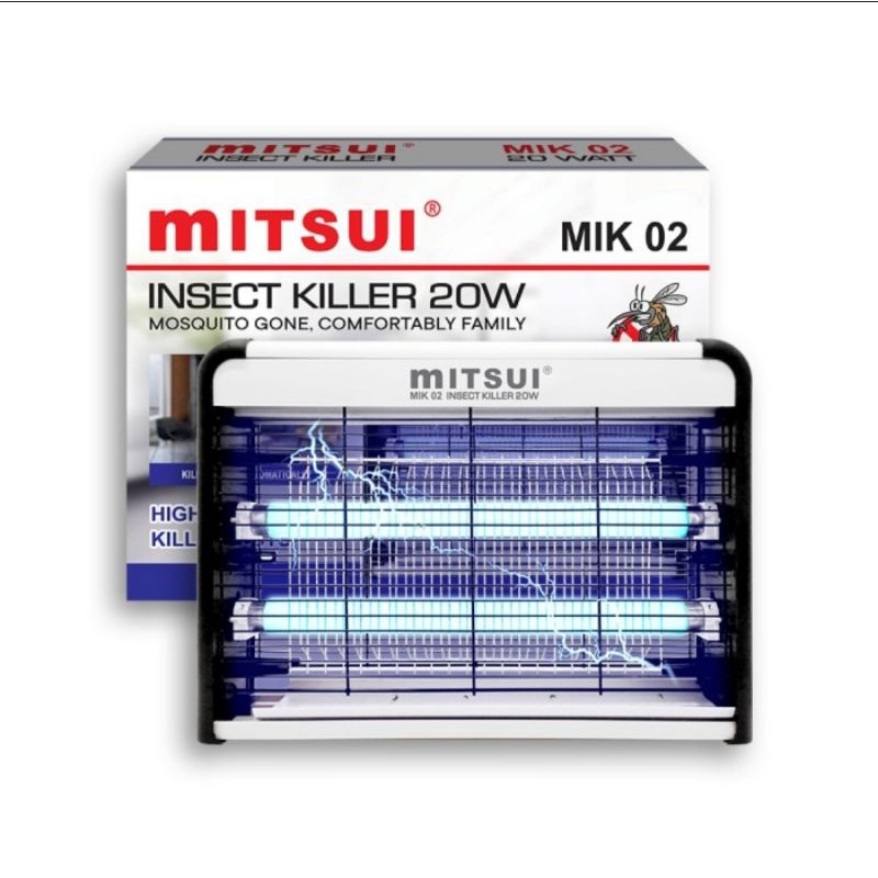 Insect Killer MITSUI 20 Watt MIK 02 Perangkap Nyamuk Elektrik Lampu UV