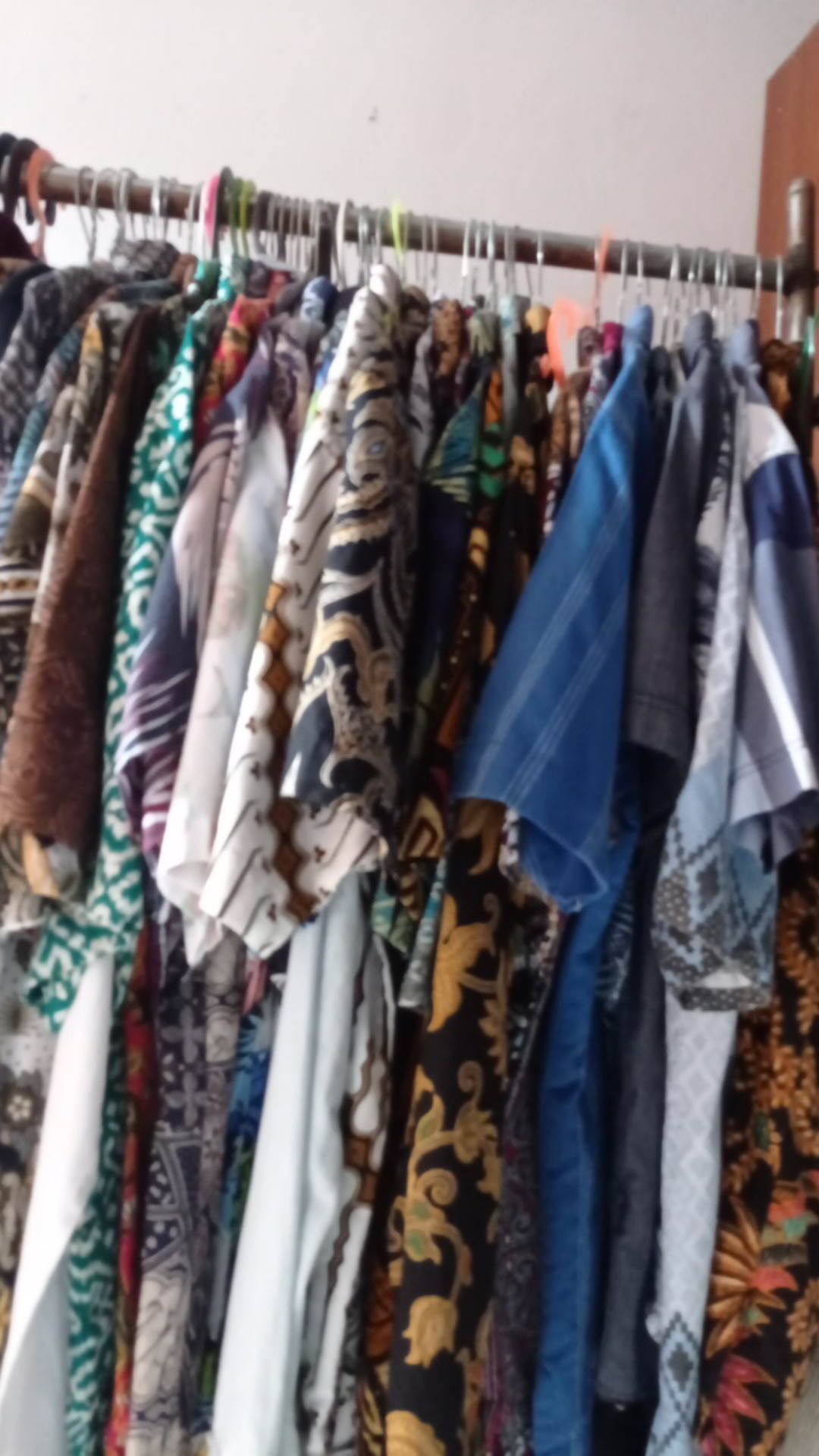 Bswart Batik Hrb026 Kenongo Hem Batik Prada Anjani Gold Kemeja Batik Pria