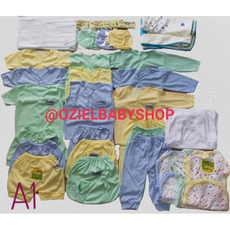 PAKET HEMAT perlengkapan bayi baru lahir SNI / Paket baju bayi baru lahi