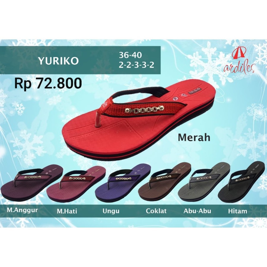 sandal wanita ardiles / Sandal ardiles Yuriko / sandal japit ardiles / sandal wanita ardiles