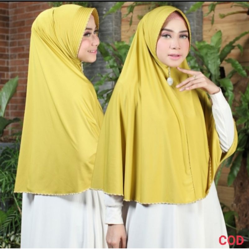 Hijab BILQIS ) kerudung syar'i lebar jumbo / fashion muslim / jilbab terbaru