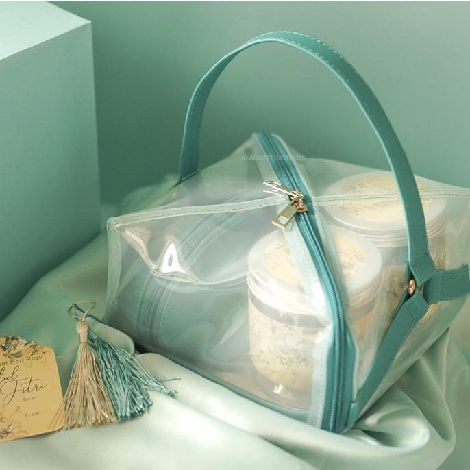 

Paket Hampers Lebaran Tas Souvenir Parcel Pouch Cantik Mewah Kotak