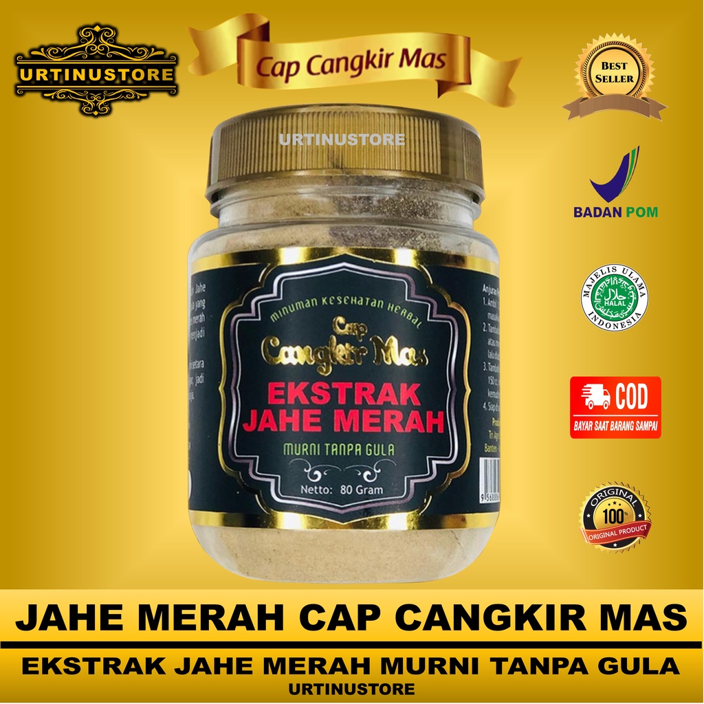 

Jahe Merah Ekstrak Murni Tanpa Gula Cap Cangkir Mas