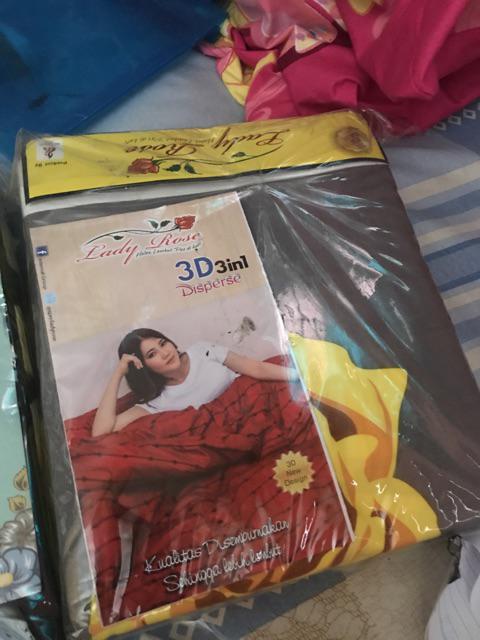 Sprei Lady Rose Yellow Roses 180x200