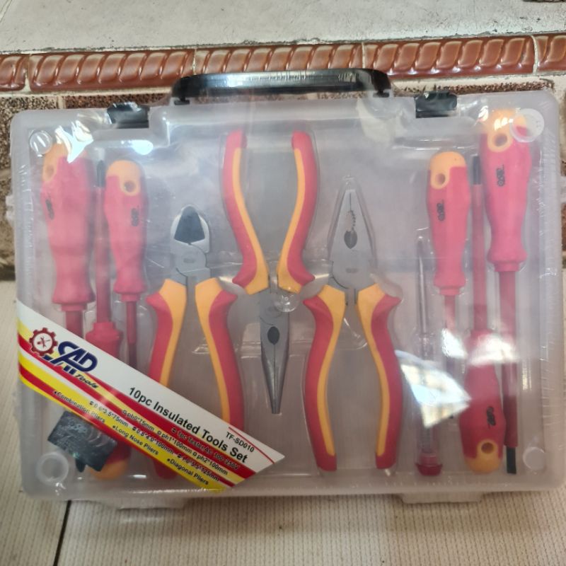 NEW Obeng Tang Listrik Set 10Pcs Obeng Listrik Test Pen 1Set **