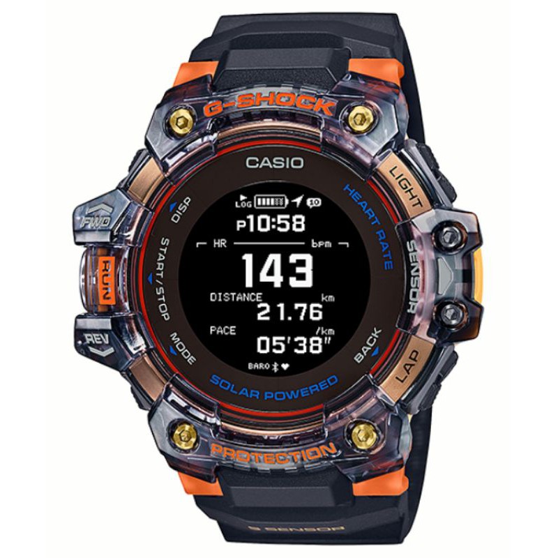 CASIO G-SHOCK G-SQUAD TYPE GBD-H1000-1A4 HEART RATE MONITOR ORIGINAL / JAM TANGAN PRIA / GBD H1000