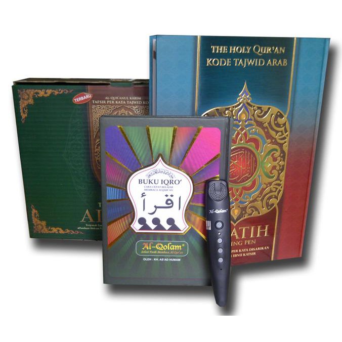 ALFATIH Talking Pen, AlQuran Al-Fatih, Al-Quran Read Pen + buku IQRO