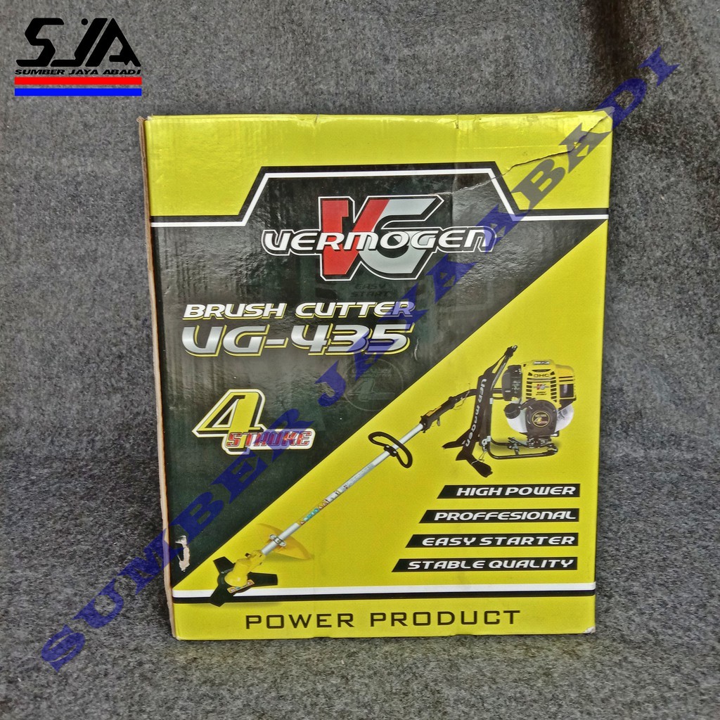 VERMOGEN MESIN POTONG RUMPUT GENDONG / BRUSH CUTTER  4TAK VG 435