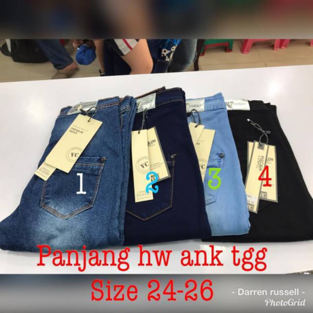 Celana Jeans Anak Perempuan/Celana Anak Tanggung