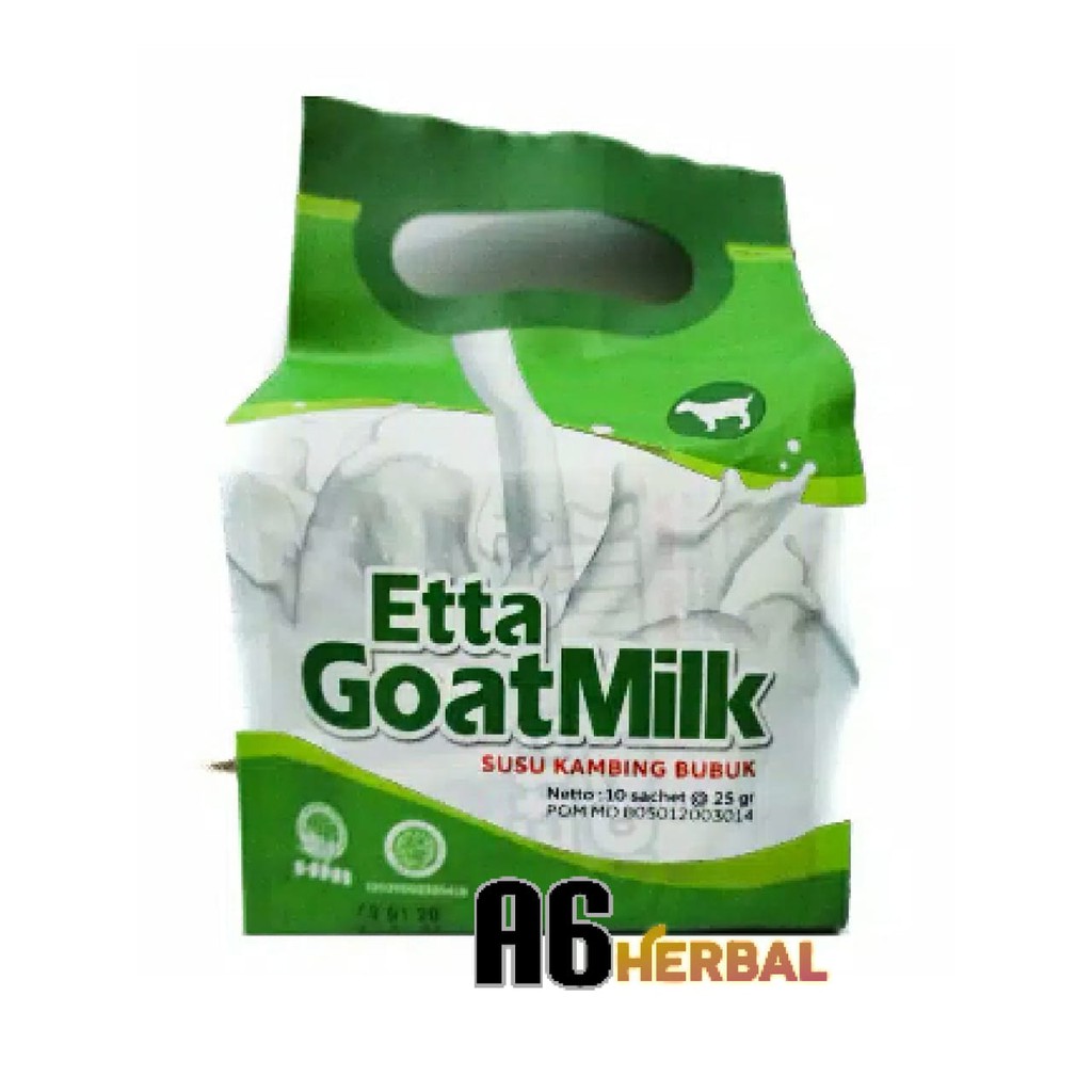 

Etta Goat Milk HPAI - Susu Kambing Etawa @ 10 Sachet ORIGINAL