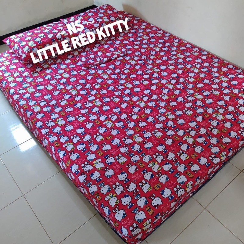 Sprei karakter HELLO KITTY “LITTLE RED KITTY”