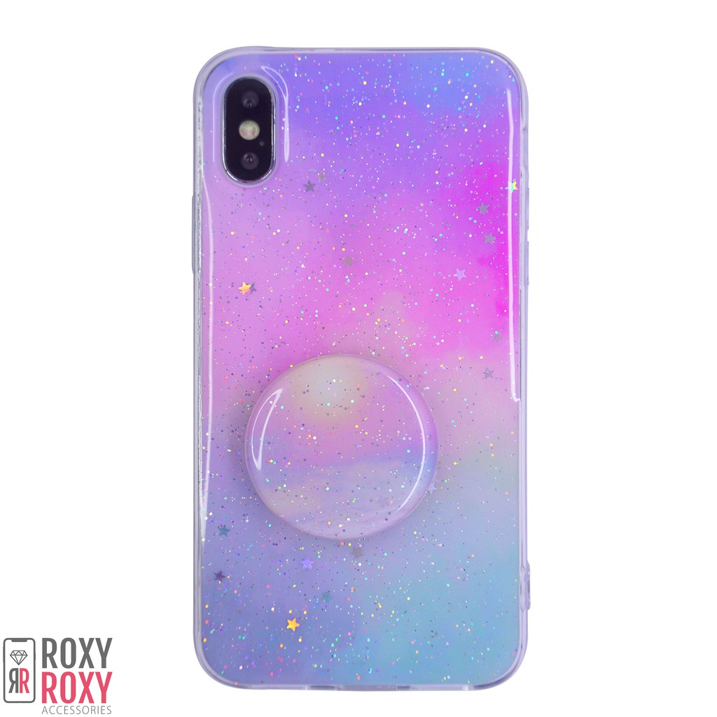 Roxyroxy - Samsung M11 M20 Samsung A31 Samsung M30S/M21/M31 Softcase Motif Rainbow Bonus Popsocket