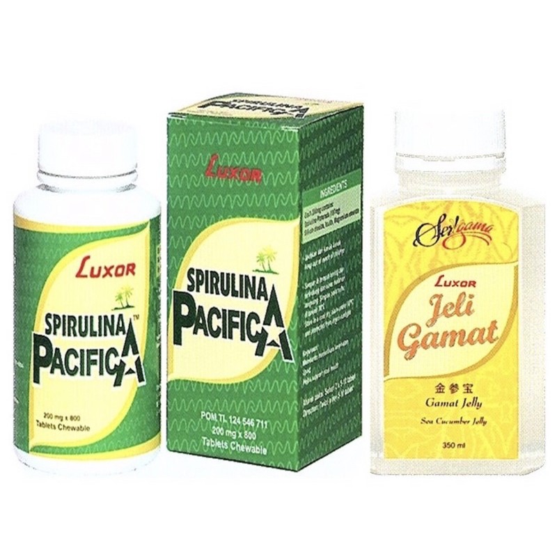 Luxor Jeli Gamat 350ML Spirulina Luxor 200 Tablet