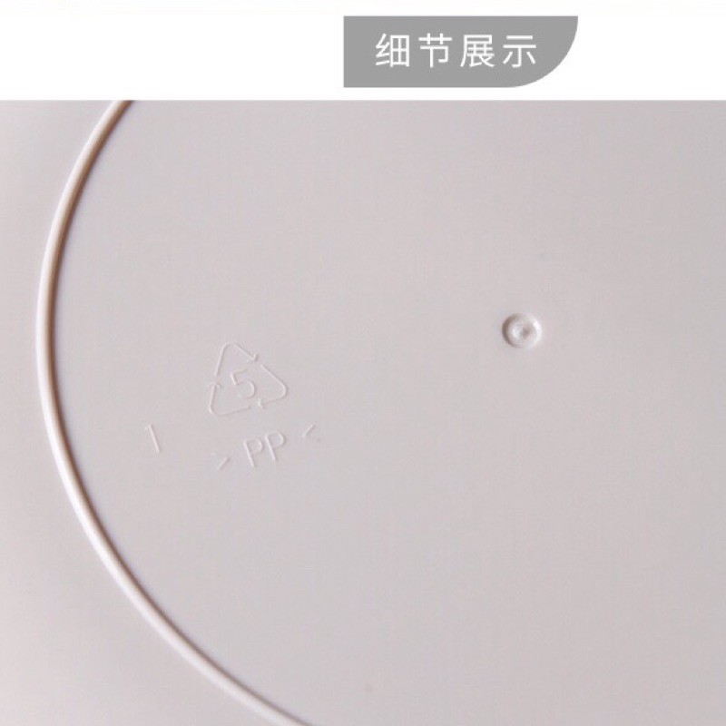 [LULU] PIRING MAKAN BPA FOOD GRADE BAHAN PLASTIK PP / FOOD PLATE-2