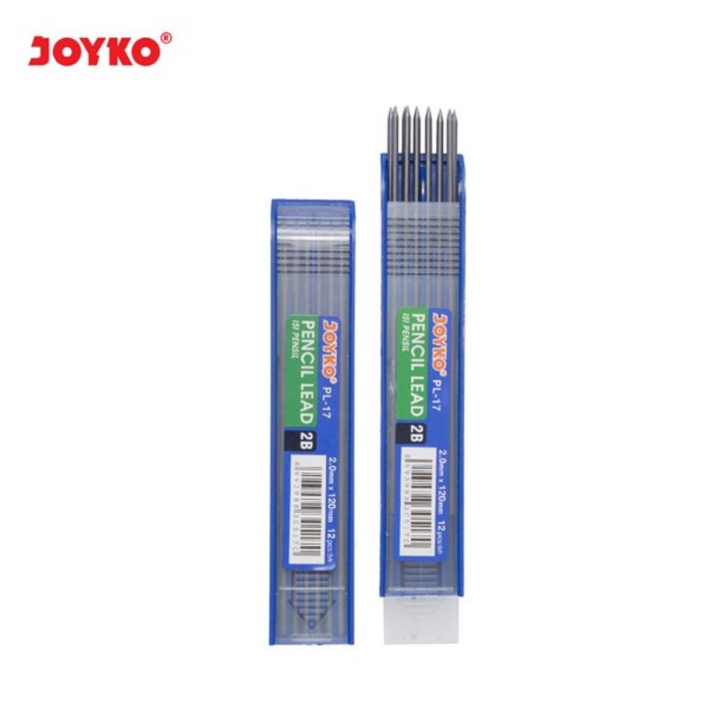 

Pencil Lead / Isi Pensil Mekanik Joyko PL-17 /2B/ 2.0 mm