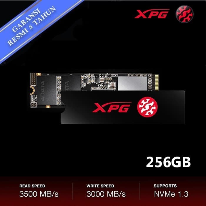 SSD ADATA XPG SX8200 Pro 256GB M.2 NVMe PCIE