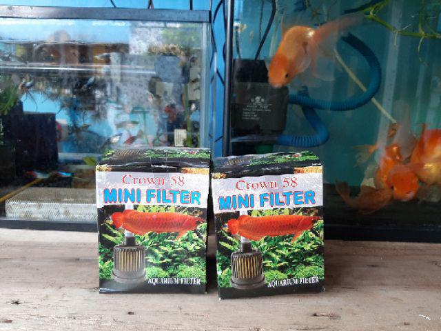 Mini Filter Internal Crown Aquarium Aquascape Akuarium Shopee