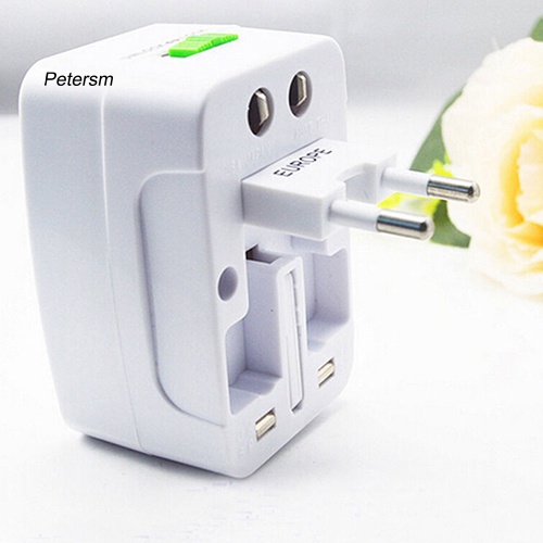 Adapter Power Charger Universal All In One Internasional Au / Uk / Us / Eu Untuk Travel