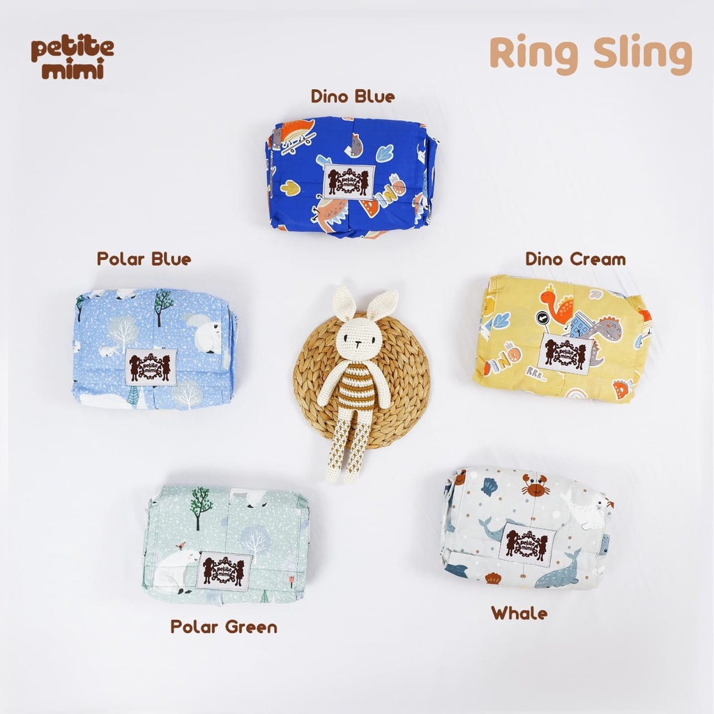 Petite Mimi Gendongan Ring Sling Motif