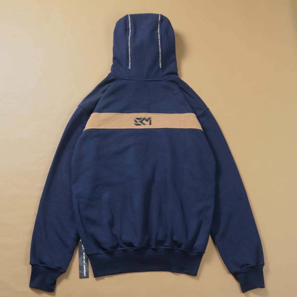 JAKET SWEATER HOODIE SKM POCKET LOGO ORIGINAL UNISEX GOOD QUALITY