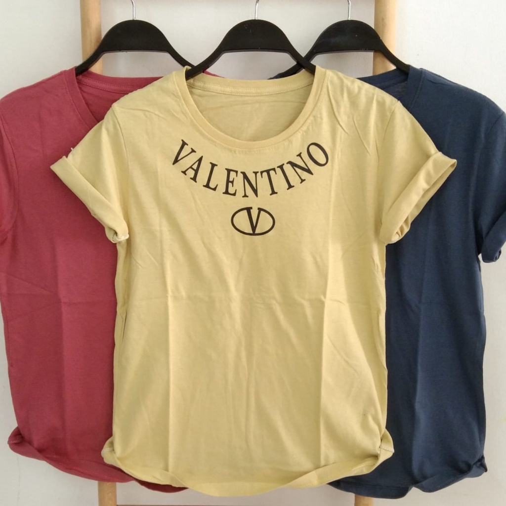 22261 KAOS CEWEK FIT L BAJU ATASAN TSHIRT TUMBLR TEE PAKAIAN OBLONG PEREMPUAN MODIS CASUAL TERLARIS 