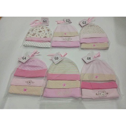 PNB41 SET TOPI 3 IN 1 CARTERS TOPI KUPLUK BAYI