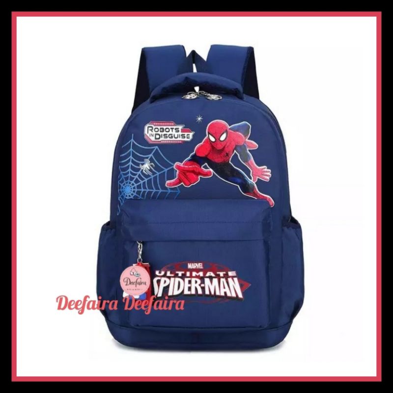 Tas Sekolah Anak Laki Laki TK SD Backpack Sp1d3rm4nn