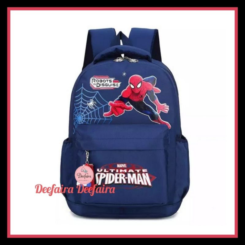 Tas Ransel Sekolah Ultimate Sp1d3rman Anak Laki Laki Paud TK Dan SD