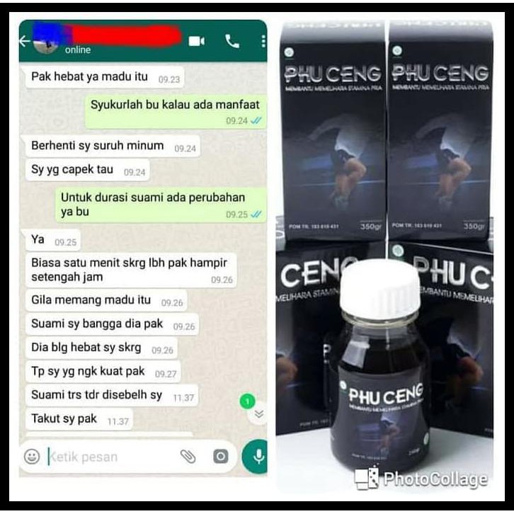 TERUJI OBAT Madu Phuceng 2 in 1 isi 2 botol | Kuat Vitalitas & Stamina Pria