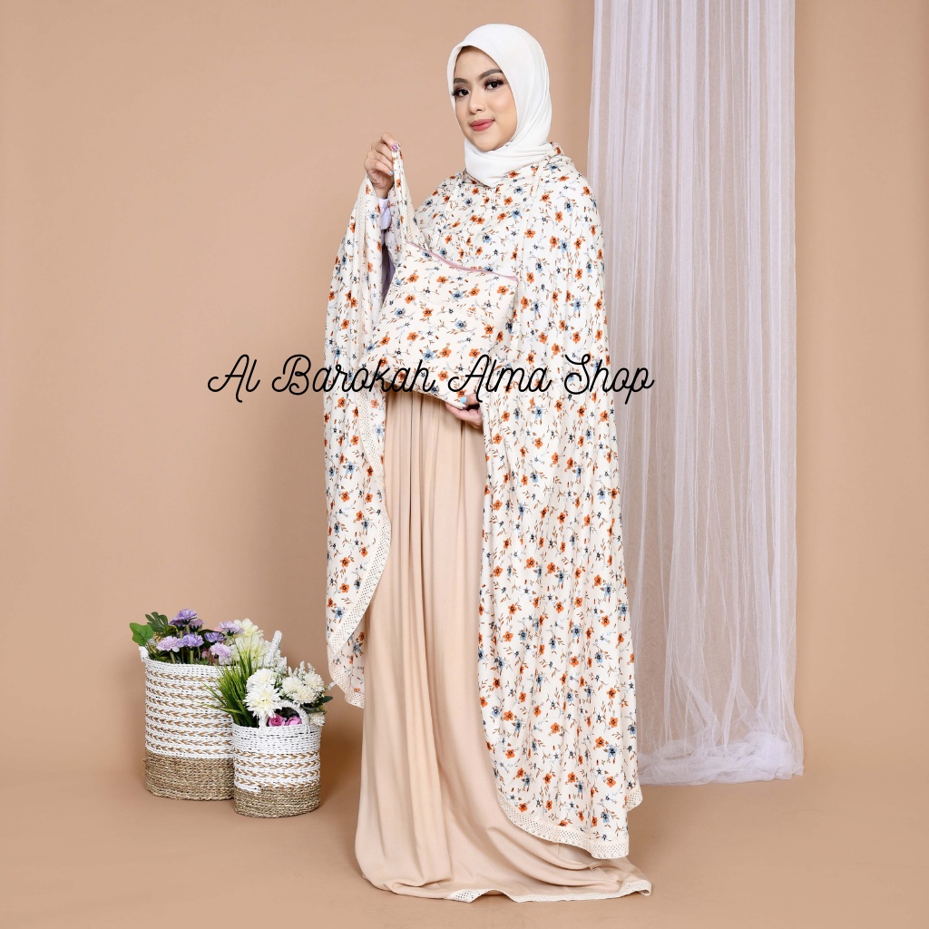 Mukena Bali Jumbo Remaja Dewasa Travelling 2 in 1 Rayon Premium