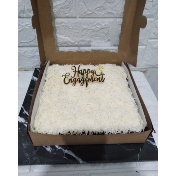 

iDk90 1pak=10 pcs DUS KUE 25X25X5 DUS DONAT DUS MAKANAN DUS SNACK BOX MURAH DUS KUE BOLU DUS HAMPER