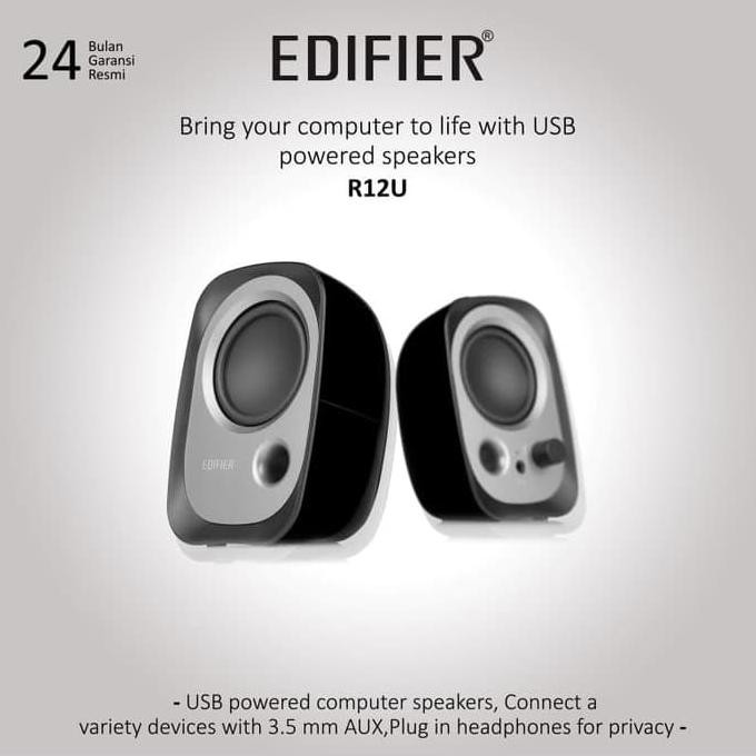 edifier r12u black