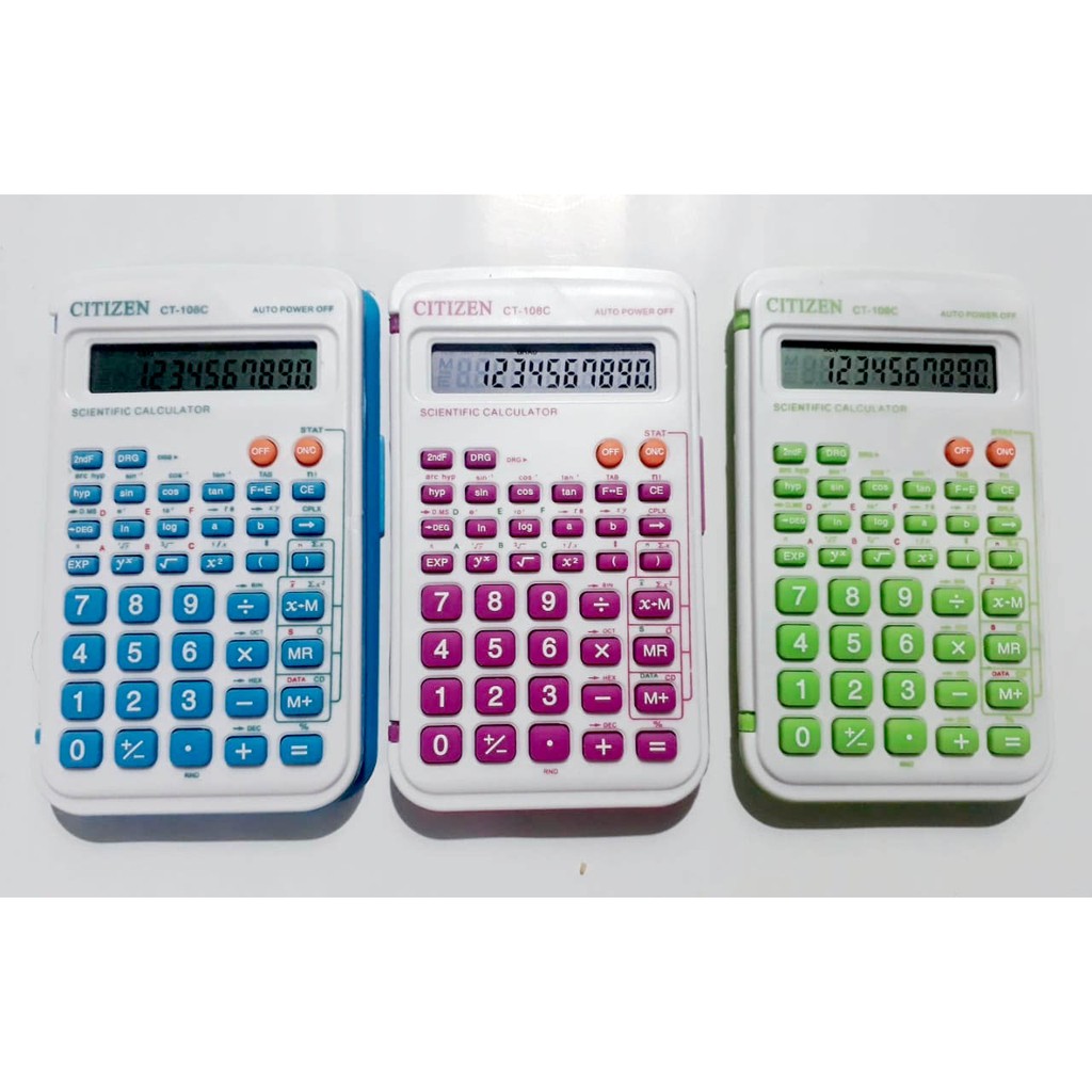 

RB KALKULATOR SCIENTIFIC CITIZEN CT 108 / KALKULATOR SCIENTIFIC TER MURAH