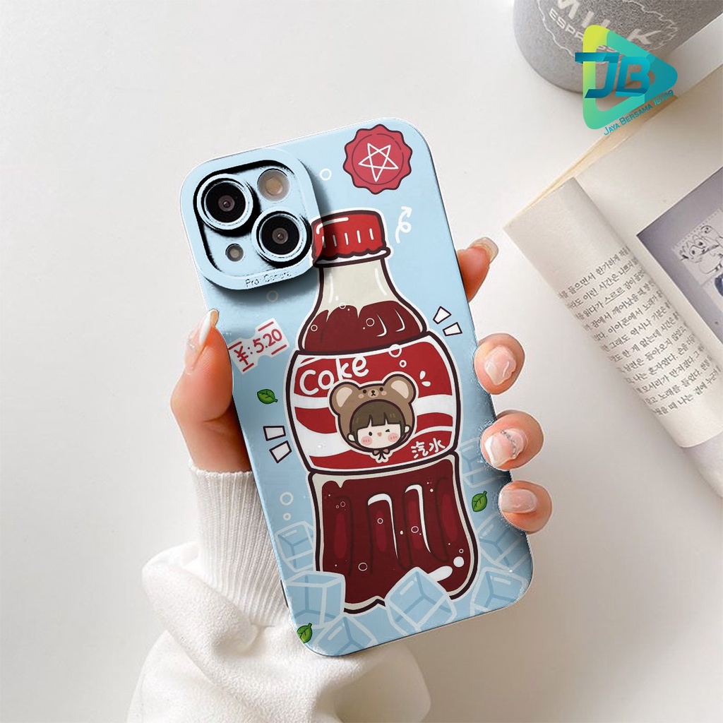 SOFTCASE PROCAMERA CUSTOM DRINK CUTE OPPO VIVO SAMSUNG REALME XIAOMI IPHONE INFINIX FOR ALL TYPE JB5740