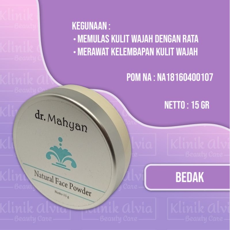 Bedak Tabur dr. Mahyan Natural Face Powder