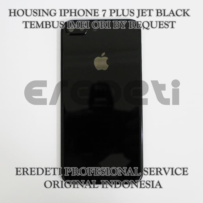 HOUSING IPHONE 7 PLUS JET BLACK TEMBUS IMEI ORI BY REQUEST KD-001937 - JET BLACK Terjangkau
