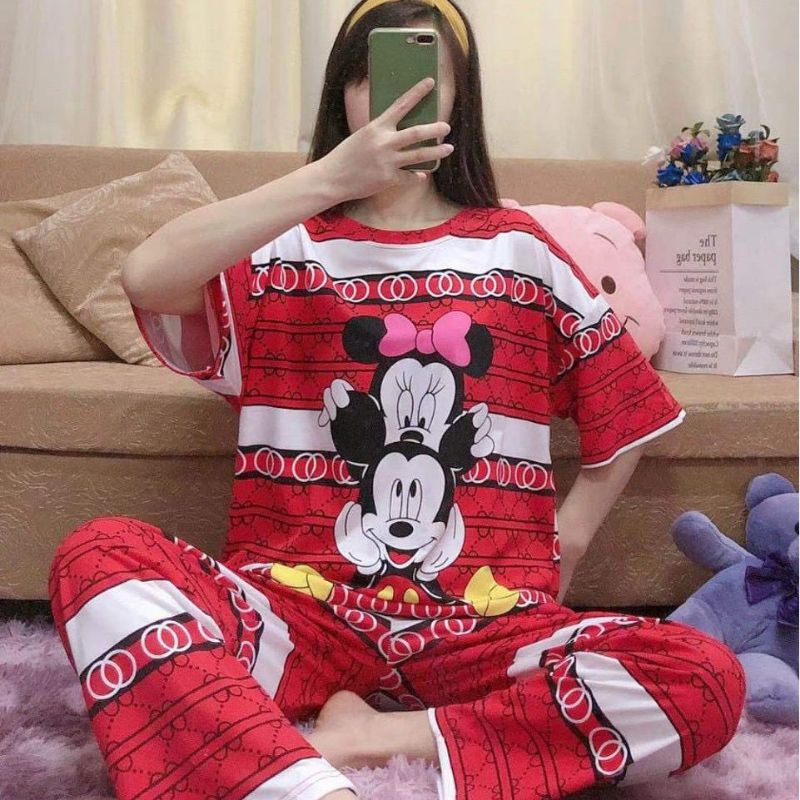 Baju Tidur Piyama Wanita/Cewek Dewasa Motif Import Kekinian CP