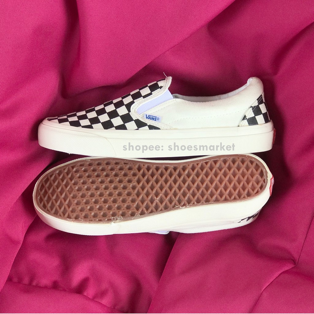 OBRAL SEPATU VANS SLIPON OG CHECKERBOARD