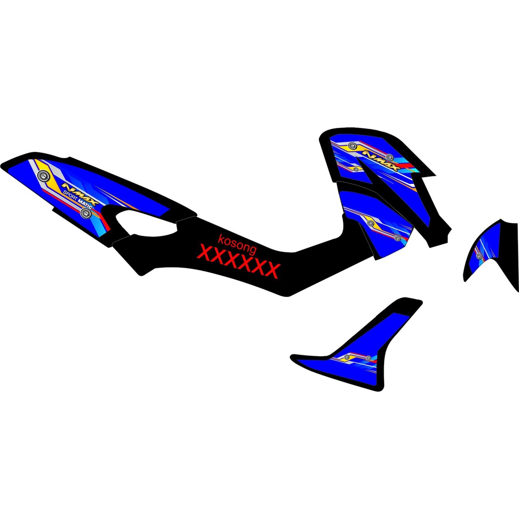 Variasi Sticker Striping Motor - Sticker Motor Yamaha Nmax OLD