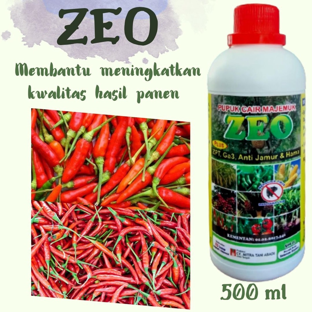 Jual Pupuk Cabai Awal Tanam Pupuk Cabe Agar Tidak Rontok Pupuk Zeo Majemuk Shopee Indonesia 9981